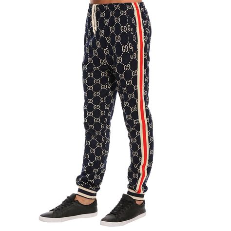 cheap mens gucci print pants|cheap gucci pants for men.